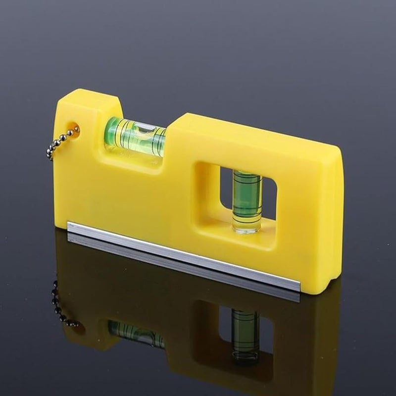 مستوى فقاعة مغناطيسي صغير بسلسلة تعليق - أداة روح عالية الدقة محمولة - Image 4